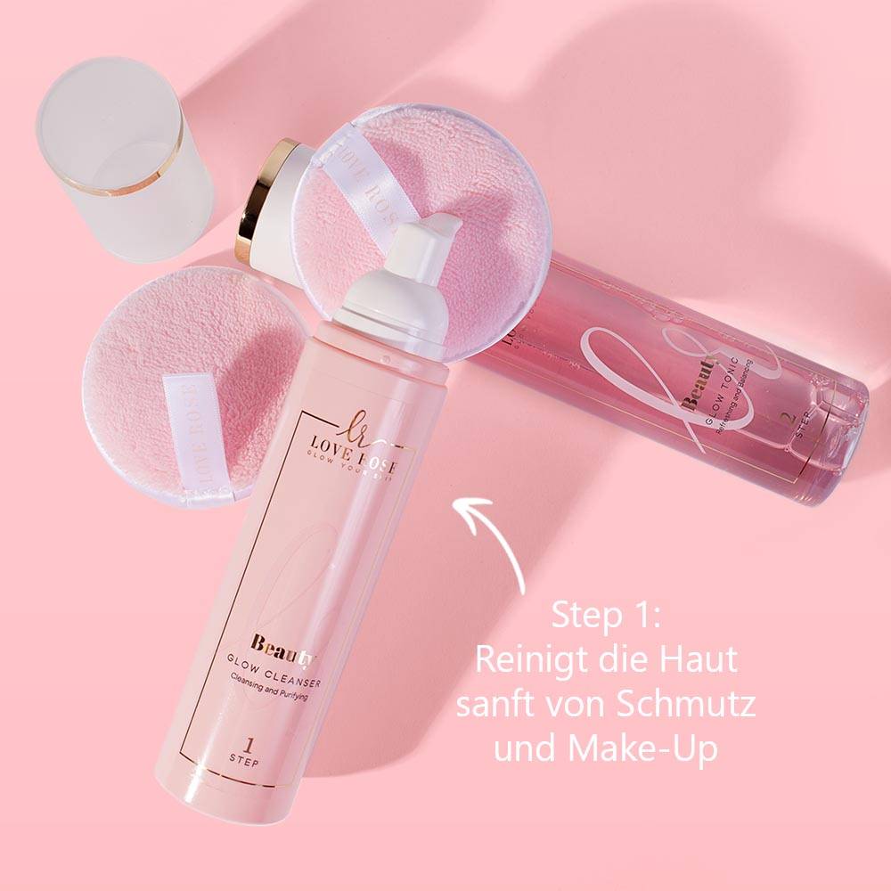 Love Rose Cosmetics Beauty Glow Cleanser Sonderangebot der Fabrik