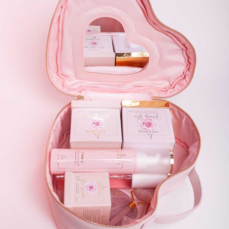 Love Rose Cosmetics Kosmetiktasche Herz 2025