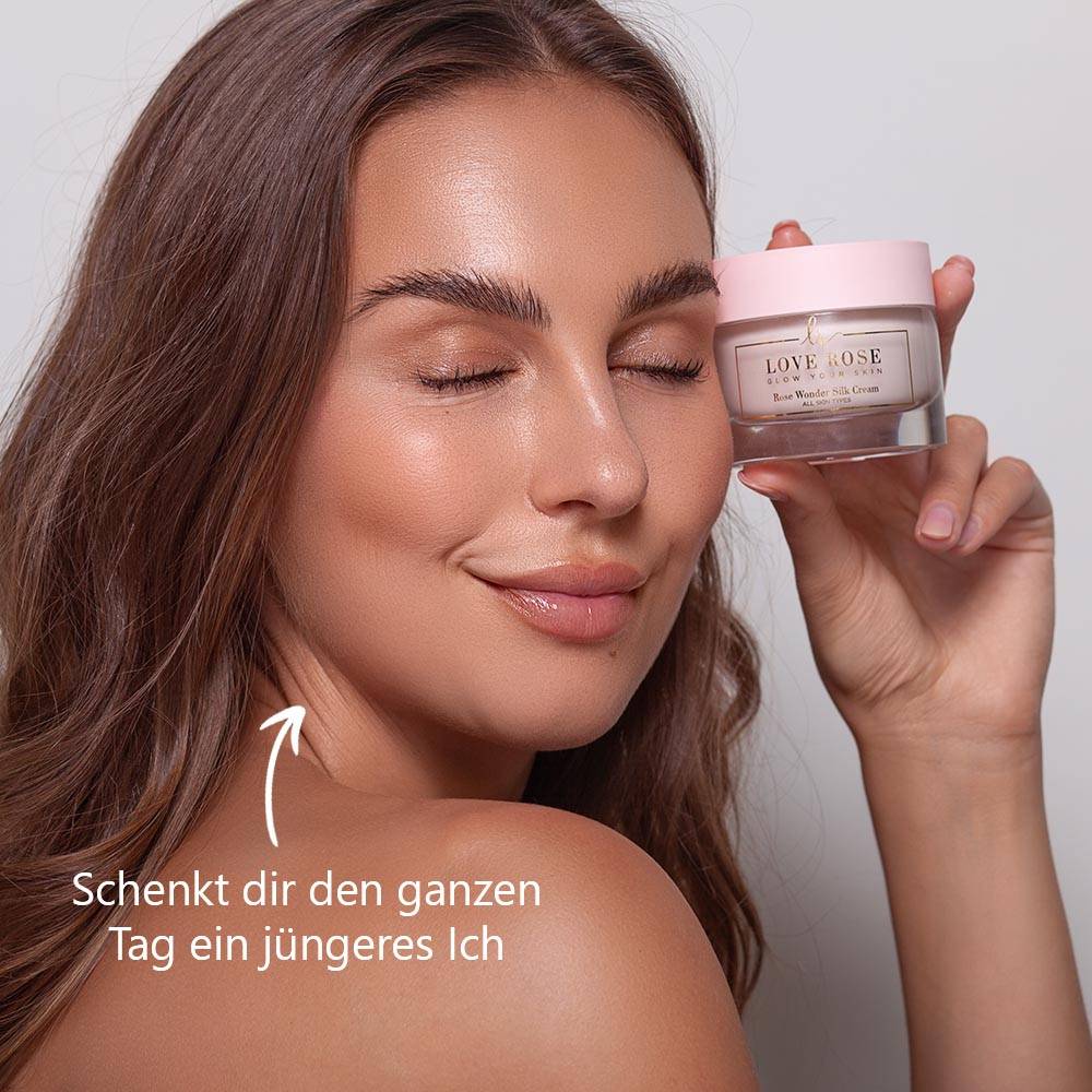 Love Rose Cosmetics Rose Wonder Silk Cream - 24h Pflege Meist gekauft