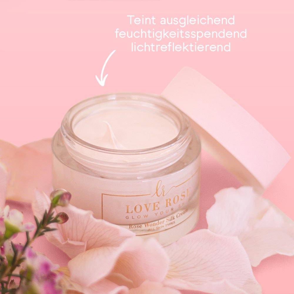 Love Rose Cosmetics Rose Wonder Silk Cream - 24h Pflege Meist gekauft