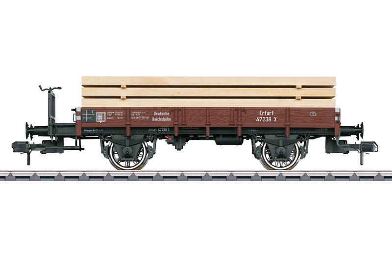 Märklin Niederbordwagen mit Holzbeladung Speichern exportieren