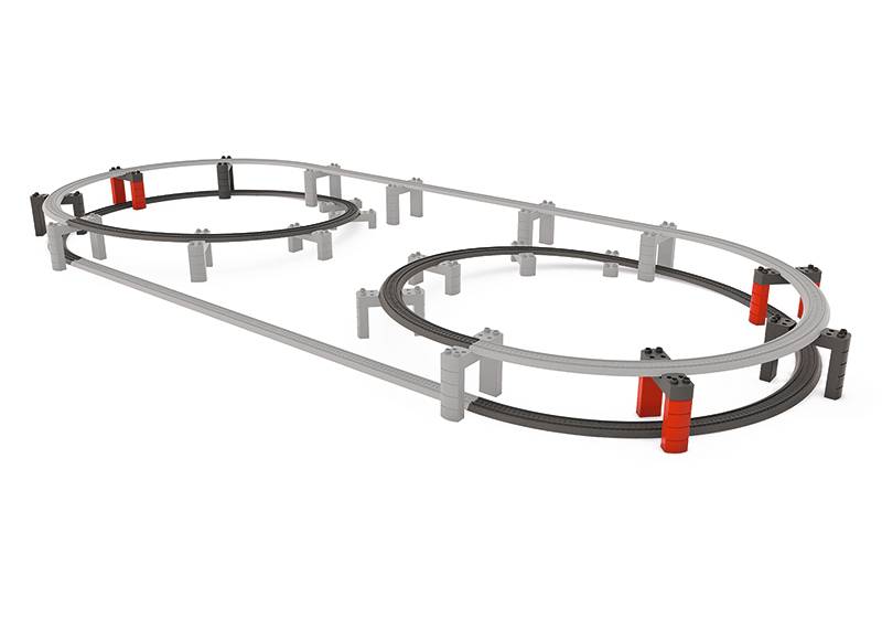 Märklin Märklin my world - Kunststoffgleis-Ergänzungspackung Gleiswendel Bis zu 65% Rabatt