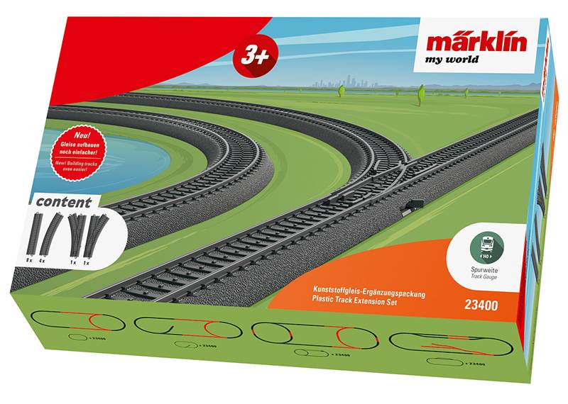 Märklin Märklin my world - Kunststoffgleis-Ergänzungspackung Sonderangebot der Fabrik