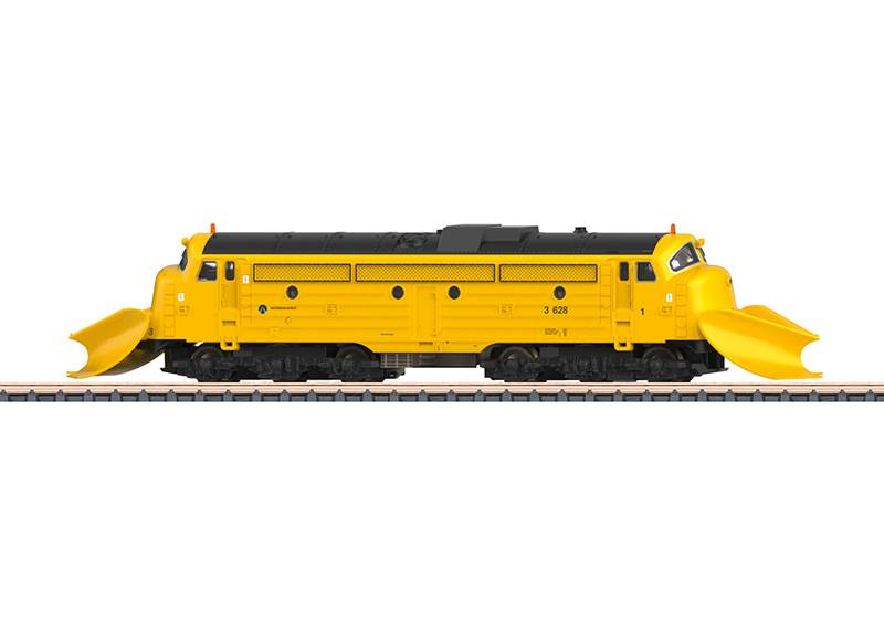 Märklin Diesellokomotive mit Schneeräumer Riesige Rabatte