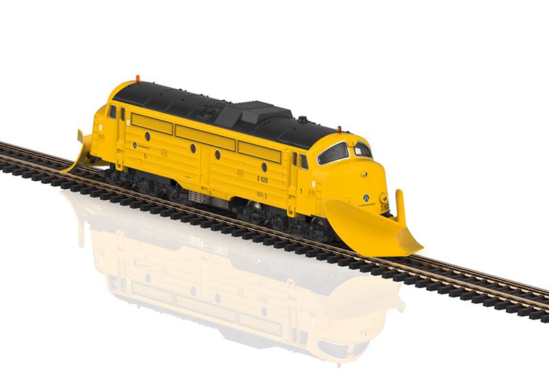 Märklin Diesellokomotive mit Schneeräumer Riesige Rabatte