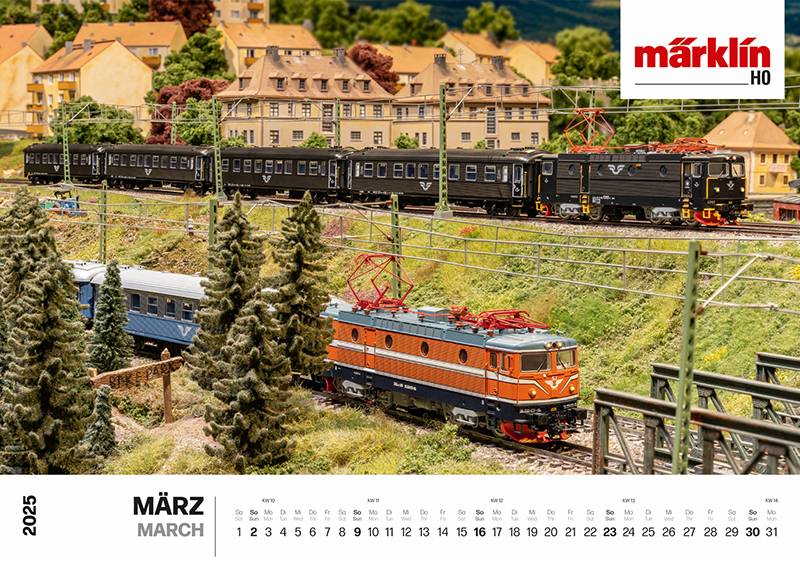 Märklin Märklin-/Trix-Wandkalender 2025 Rabatte dieses Monats
