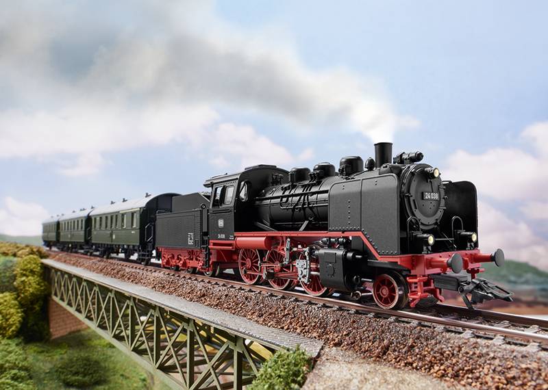 Märklin Digital-Startpackung "Nebenbahn mit BR 24" Lagerräumung