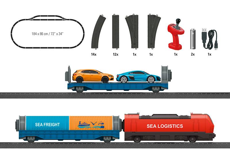 Märklin Märklin my world - Startpackung "Hafenlogistik" Heißer Verkauf