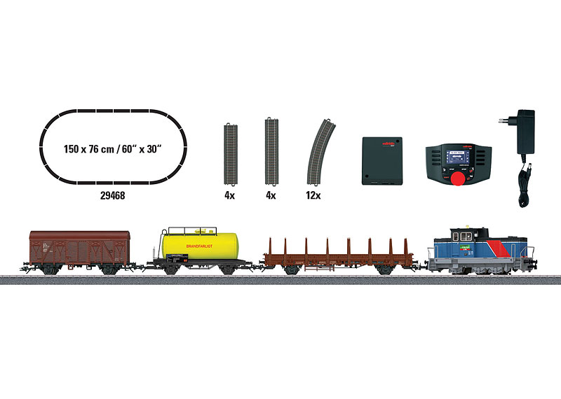 Märklin Digital-Startpackung "Schwedischer Güterzug Epoche VI" Neuheiten