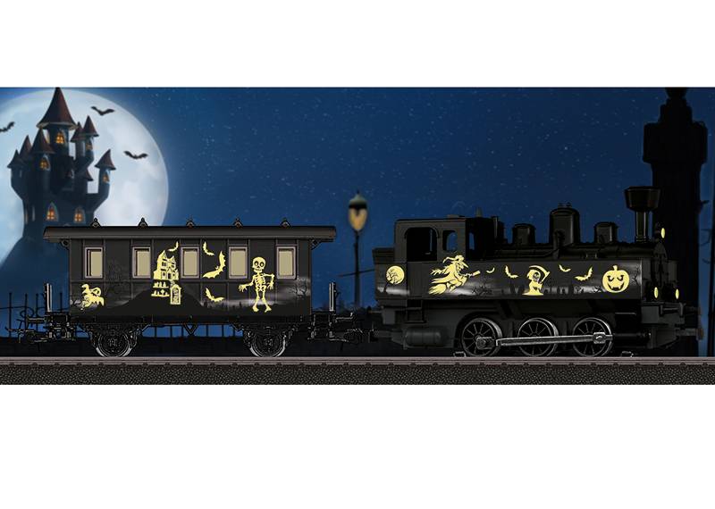 Märklin Märklin Start up - Dampflokomotive Halloween - Glow in the Dark Bis zu 50% Rabatt