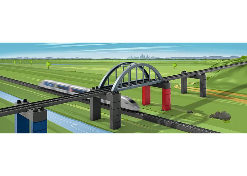 Märklin Märklin my world - Baustein-Set Hochbahn-Brücke Zeitbegrenzte Promotion