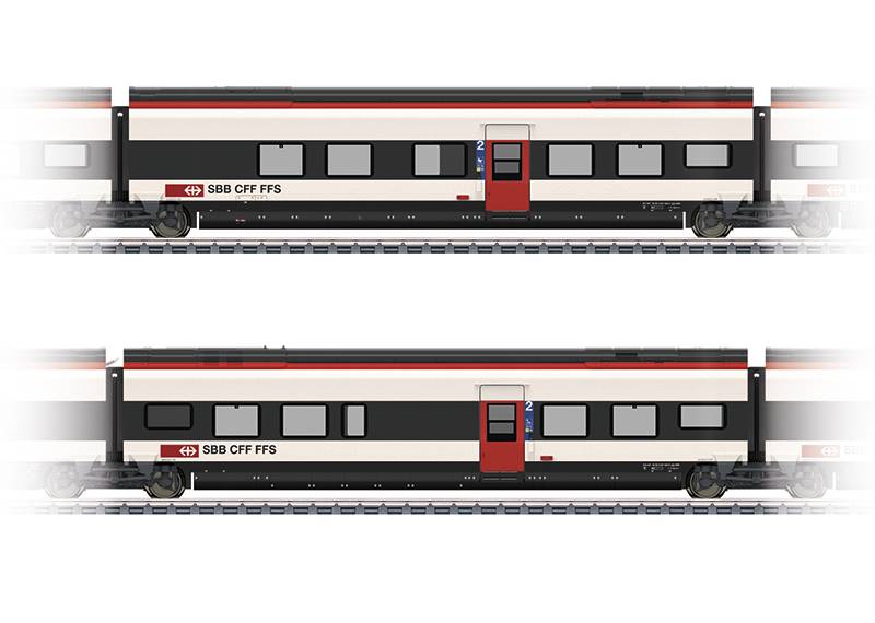 Märklin Ergänzungswagen-Set 1 zum RABe 501 Giruno 2025