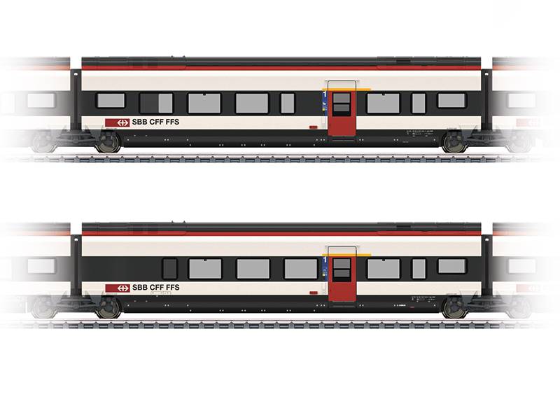 Märklin Ergänzungswagen-Set 3 zum RABe 501 Giruno Outlet