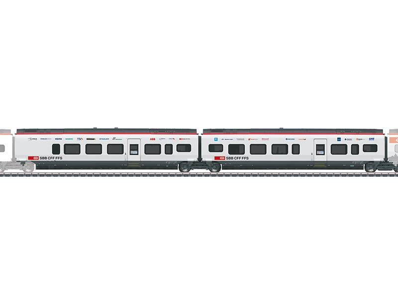 Märklin Ergänzungswagen-Set 2 zum RABe 501 Giruno