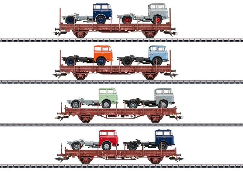 Märklin Güterwagen-Set Fahrzeugtransport Osterangebot