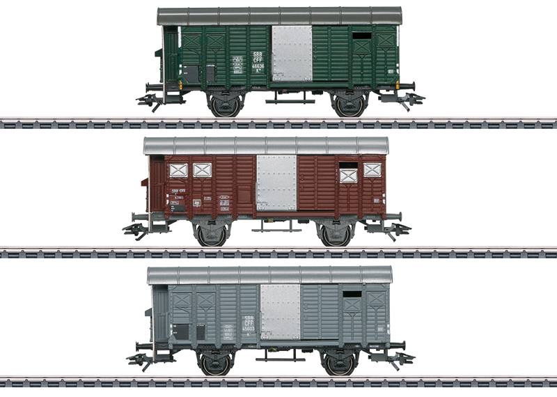 Märklin Güterwagen-Set mit gedeckten Güterwagen K3 Jubiläumsangebot