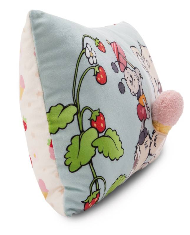 NICI Rechteckiges Kissen Bär Bendix mit Eis NICI GREEN Zeitlich begrenztes Angebot