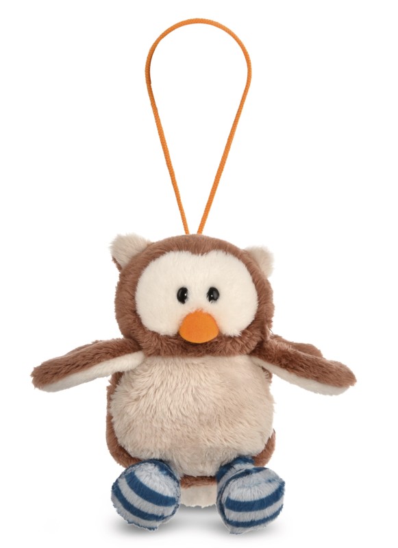 NICI Wendekuscheltier Eule Oscar gelb mit Loop NICI GREEN Discount Store für neue Produkte