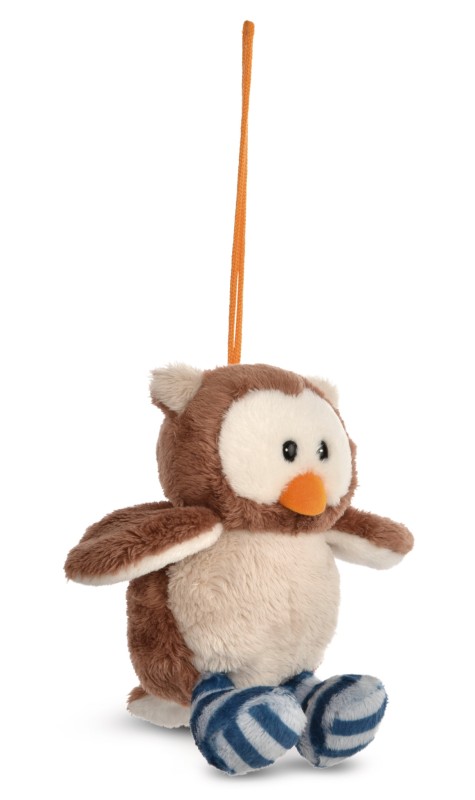 NICI Wendekuscheltier Eule Oscar gelb mit Loop NICI GREEN Discount Store für neue Produkte