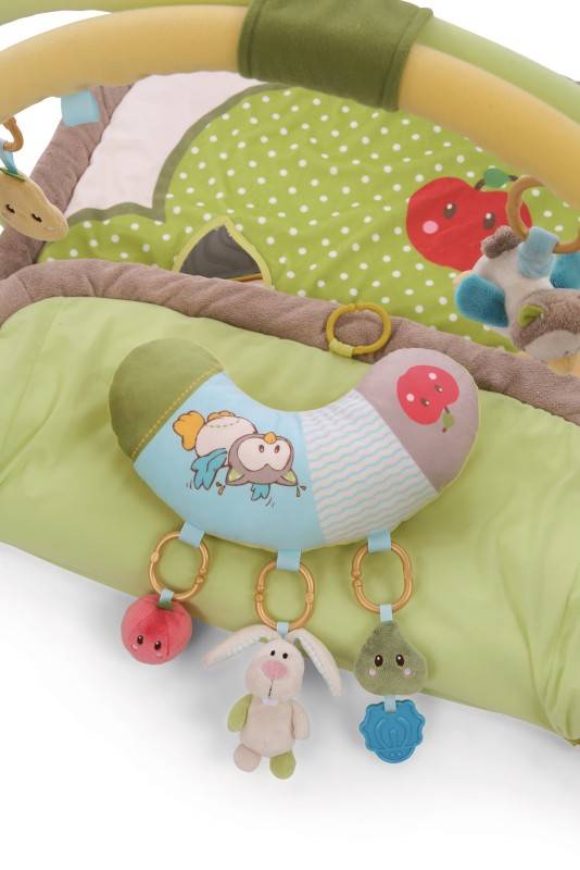 NICI 3-D Activity-Decke Hase und Eule mit Spielkissen und Spielbogen Fabrikladen