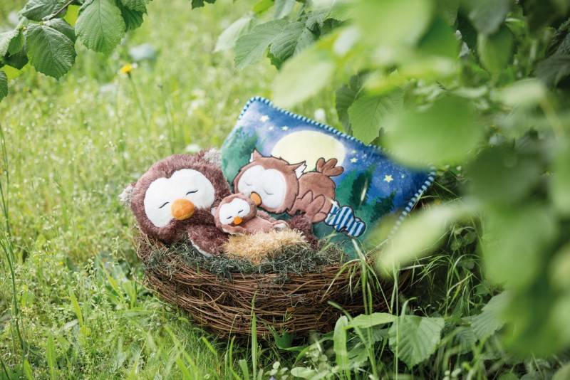 NICI Liegendes Kuscheltier Eule Oscar zollfrei