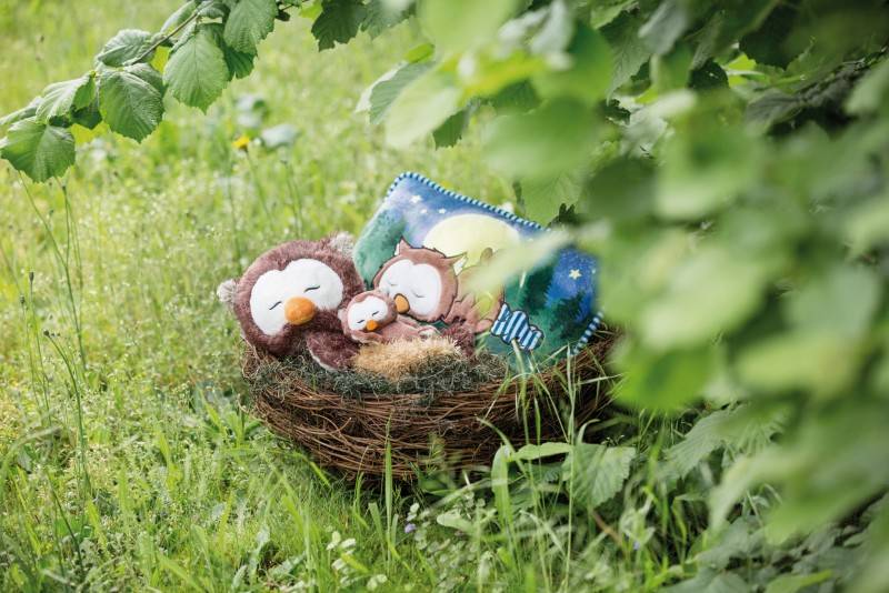 NICI Liegendes Kuscheltier Eule Oscar zollfrei