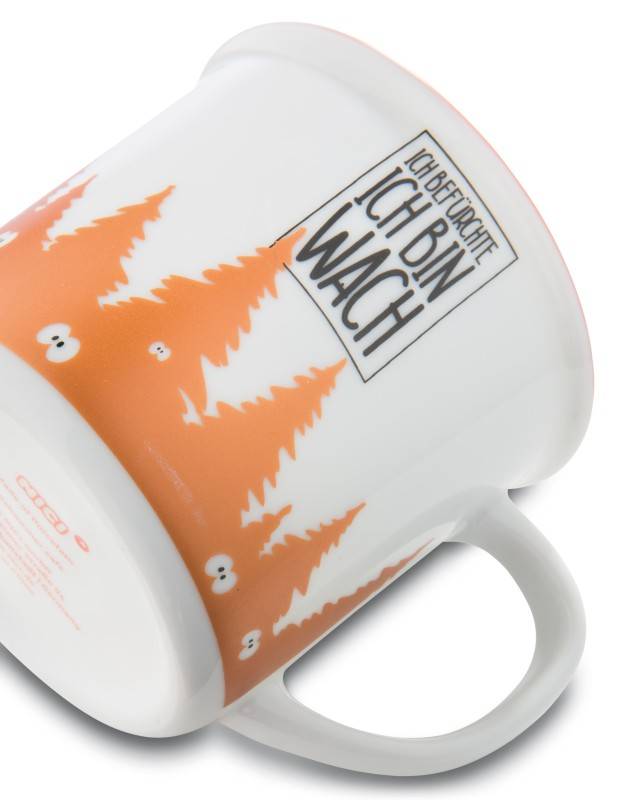 NICI Porzellantasse metallic "Ich befürchte ich bin wach" Outlet