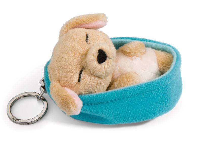 NICI Schlüsselanhänger Sleeping Pets Hund karamell Riesige Rabatte