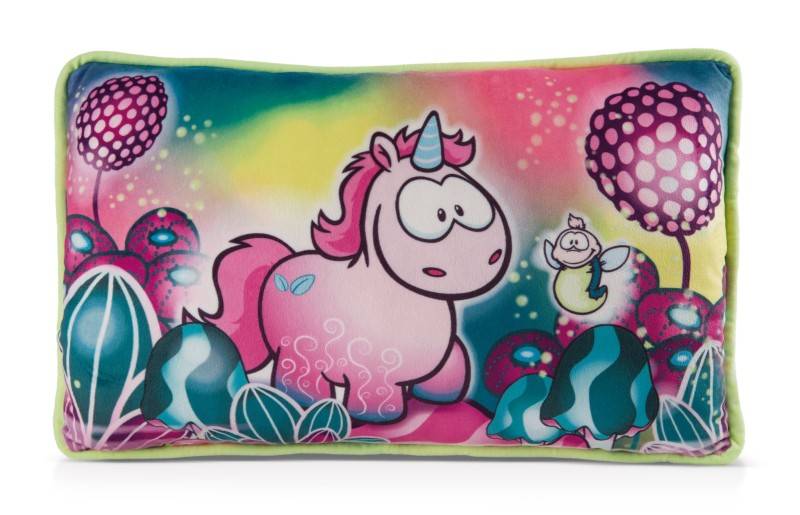 NICI Rechteckiges Kissen Einhorn Midnight Floral NICI GREEN im Angebot