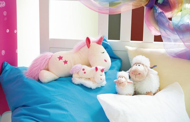 NICI Liegendes Kuscheltier Schlafeinhorn Theodor NICI GREEN Sonderangebot