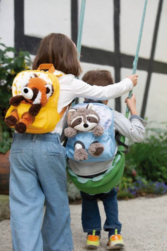 NICI Rucksack mit Roter Panda Plüschtier Saisonschlussverkauf