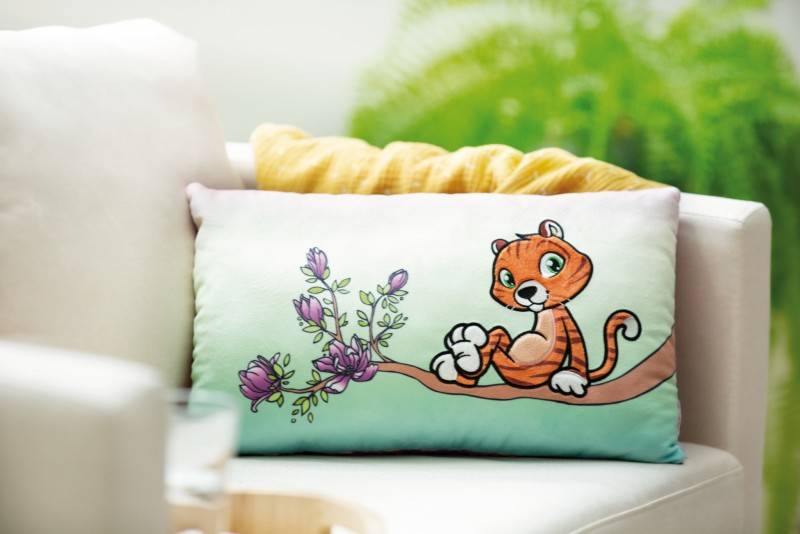 NICI Rechteckiges Kissen Tiger Mandarina NICI GREEN Riesige Ersparnisse