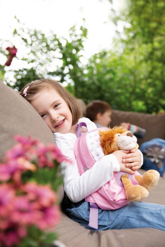 NICI Rucksack mit Löwe Plüschtier Tiefpreis