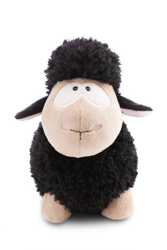 NICI Stehendes Kuscheltier Schaf schwarz NICI GREEN Fabrikladen