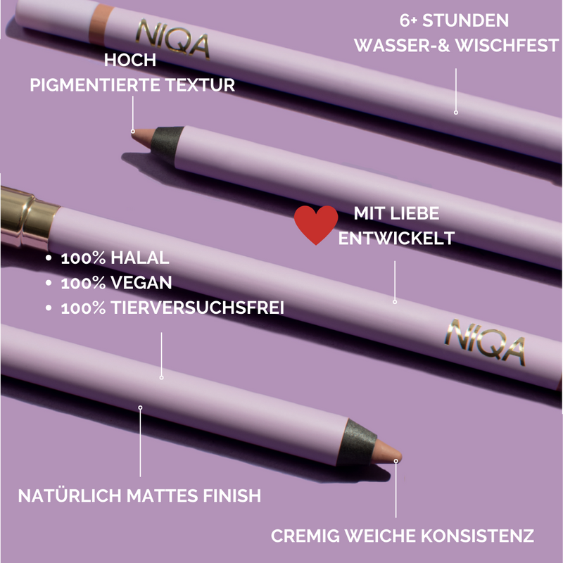 Niqa Cosmetics Lipliner Toffee Duo Set Riesige Rabatte