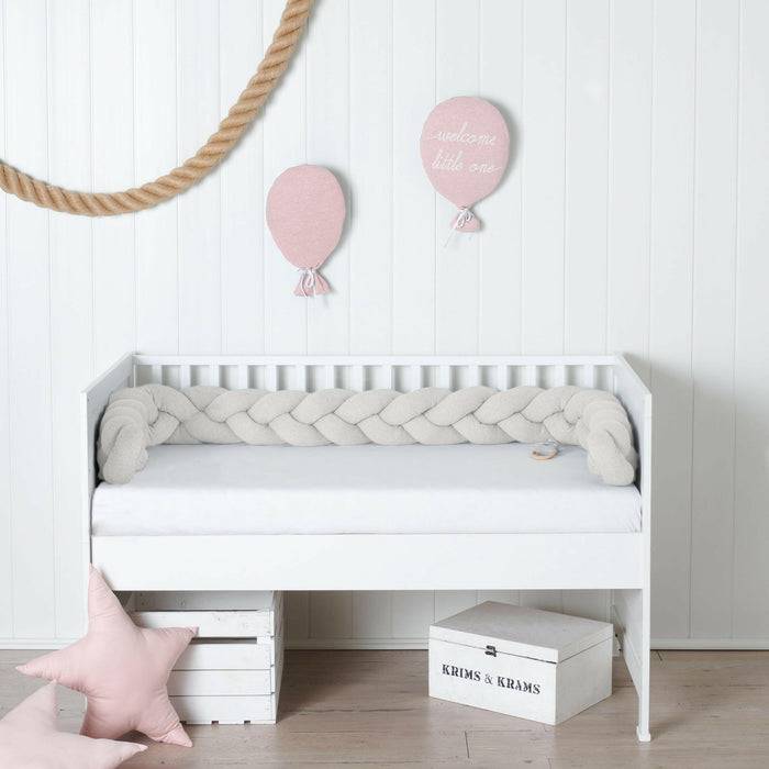 Nordic Coast Company Bettschlange geflochten Natur Strick XL Zeitbegrenzte Promotion