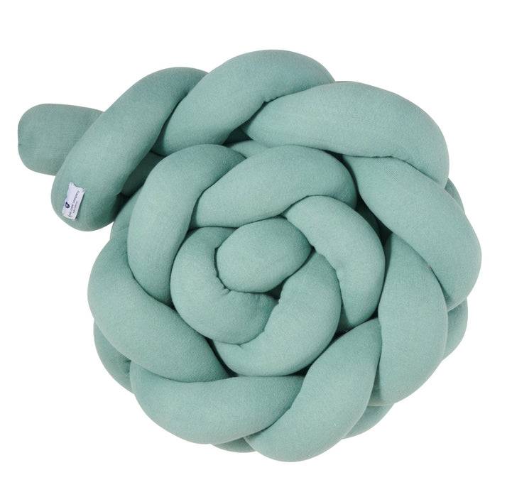 Nordic Coast Company Bettschlange geflochten Mint Strick Bis zu 50% Rabatt
