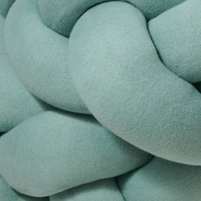 Nordic Coast Company Bettschlange geflochten Mint Strick Bis zu 50% Rabatt