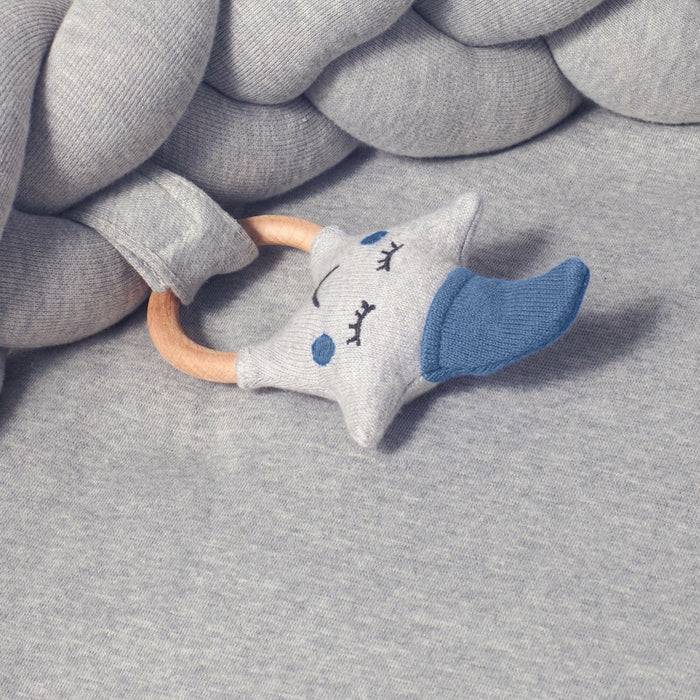 Nordic Coast Company Baby Nest geflochten Grau Super Rabatt