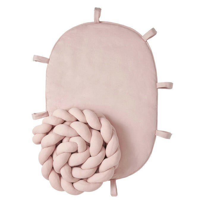 Nordic Coast Company Baby Nest geflochten Rosa Im Verkauf