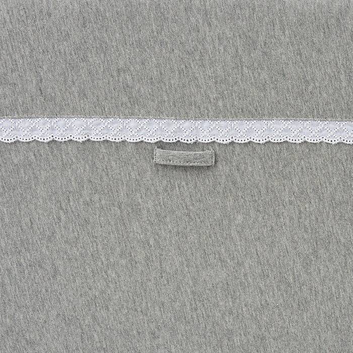 Nordic Coast Company Baby Bettnestchen Grau Spitze Blitzverkäufe