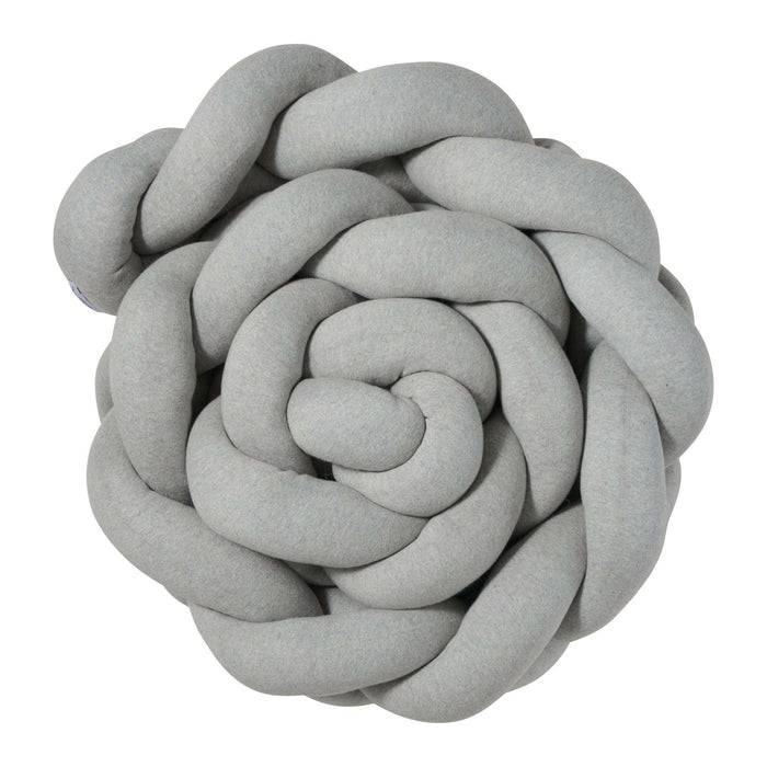 Nordic Coast Company Bettschlange geflochten Grau Jersey L Fabrik Onlineshop