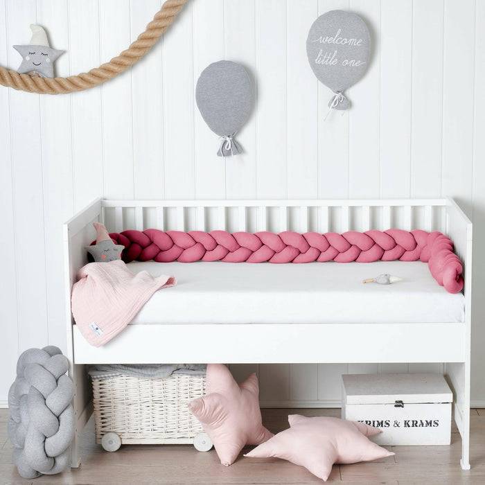 Nordic Coast Company Bettschlange geflochten Beere Jersey Sonderangebot