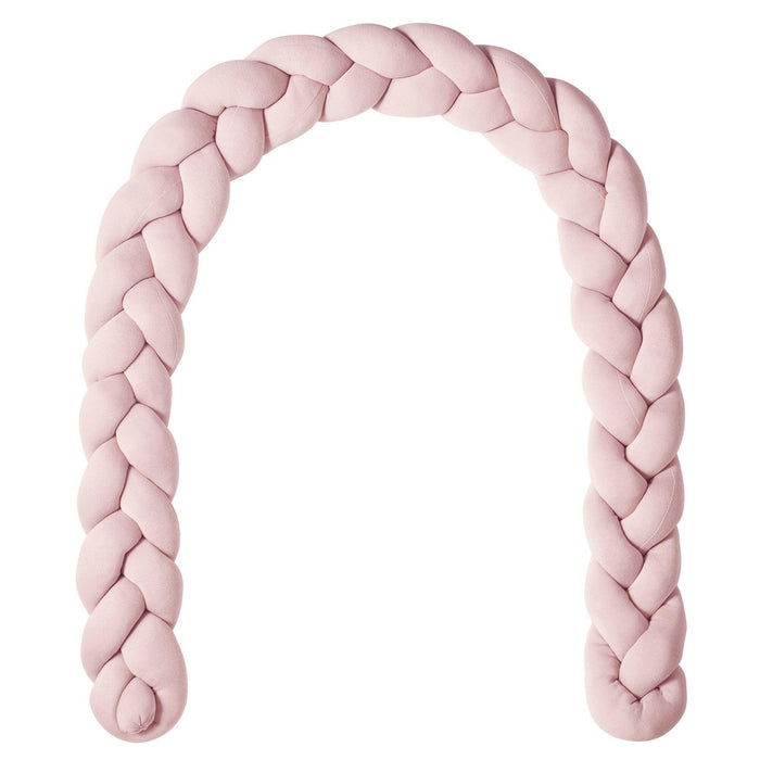 Nordic Coast Company Bettschlange geflochten Pink Jersey 180cm Begrenztes Angebot