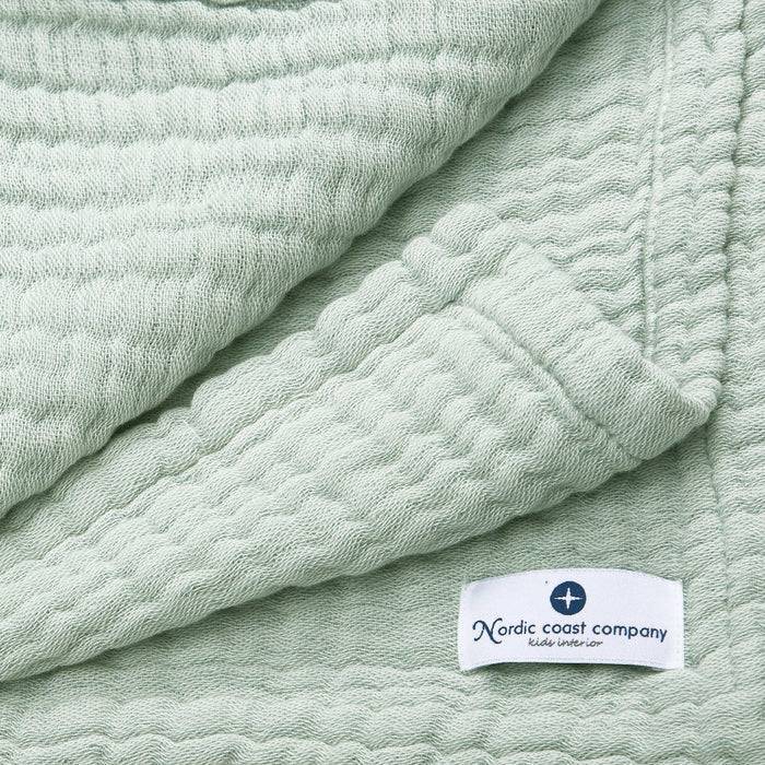 Nordic Coast Company Musselin Decke Mint Online Shopping