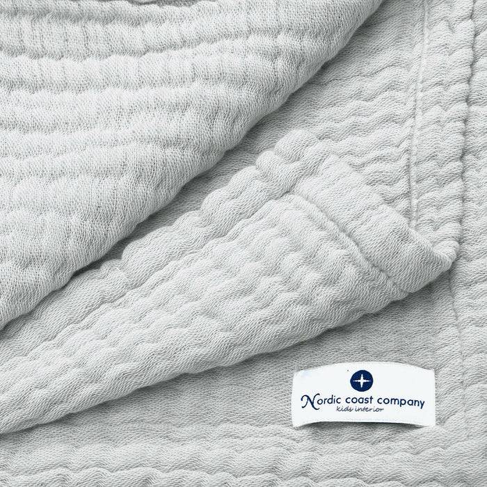 Nordic Coast Company Musselin Decke Grau Large Black Friday