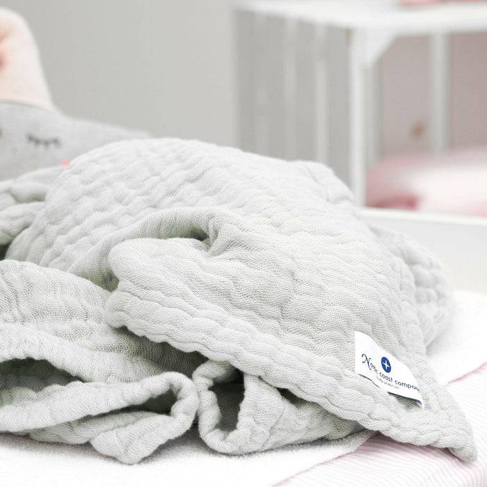 Nordic Coast Company Musselin Decke Grau Large Black Friday