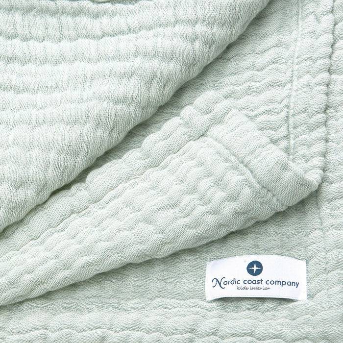 Nordic Coast Company Musselin Decke Mint Large Cyber Monday