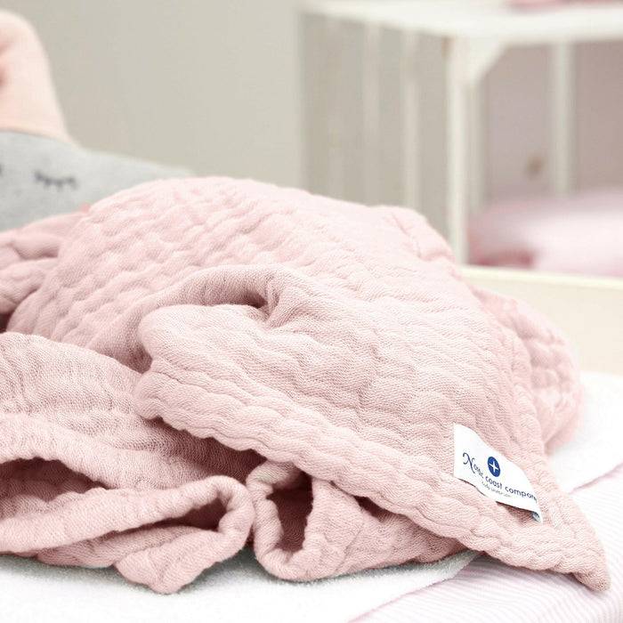 Nordic Coast Company Musselin Decke Rosa Large Osterangebot