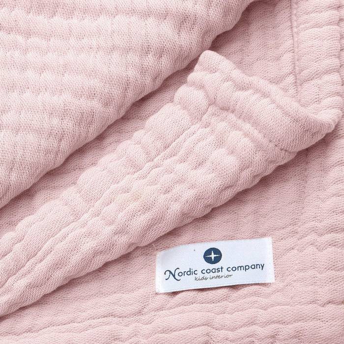 Nordic Coast Company Musselin Decke Altrosa Top Angebot